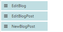 Example contribution web parts on the Community site